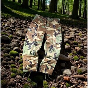 US Military‎ Woodland Camo Combat Trousers Medium Short BDU Hot Propper Pants